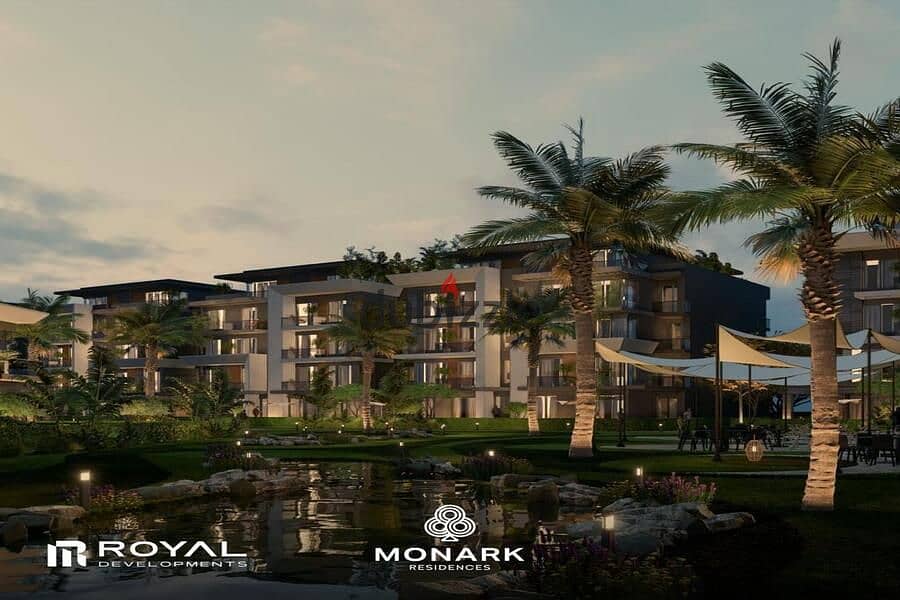 3-room apartment for sale with a distinctive view in front of Monark Mostakbal City 6