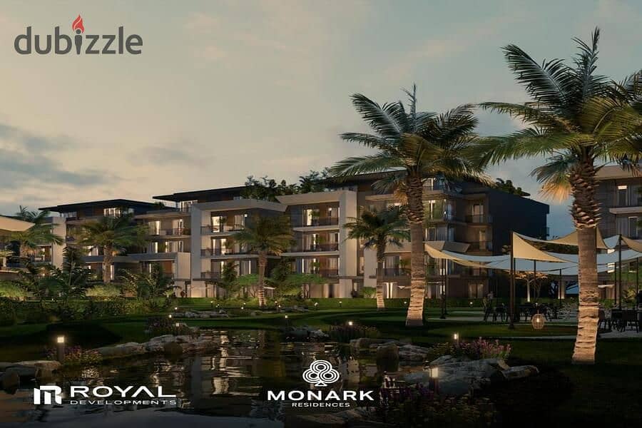 3-room apartment for sale with a distinctive view in front of Monark Mostakbal City 8