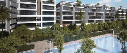 Apartment 181. M in Lake View Residence 2 New Cairo overlooking landscape and lagoon Facing North for sale with the lowest down payment and installment