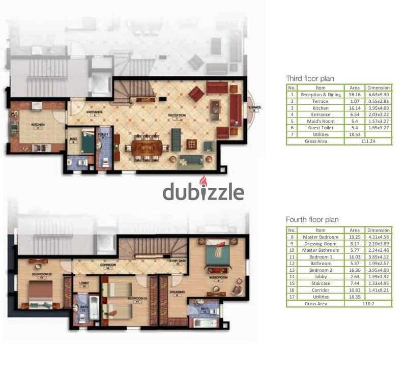 I Villa Roof corner 243. M in Mountain View Hyde park fully finished with AC'S and Kitchen cabinets and jacuzzi 2