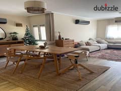 Apartment with garden fully finished for sale in Palm hills new cairo fifth settlement near to AUC 0