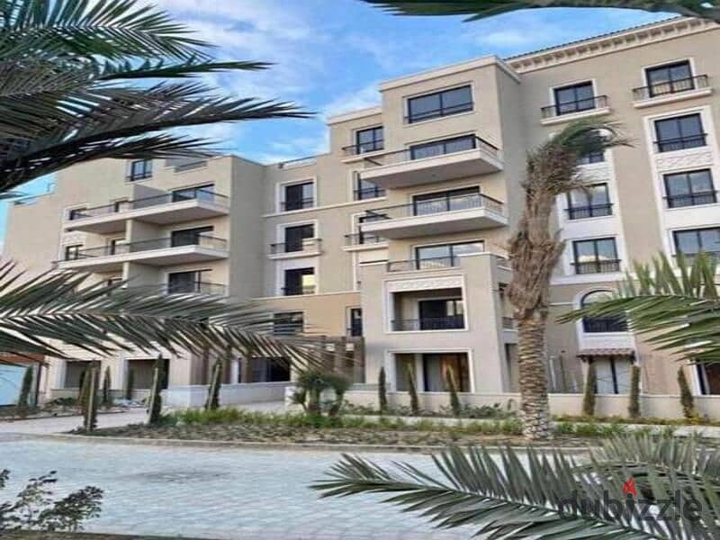 Apartment fully finished with Acs for sale in compound Village west in Elsheikh zayed 4