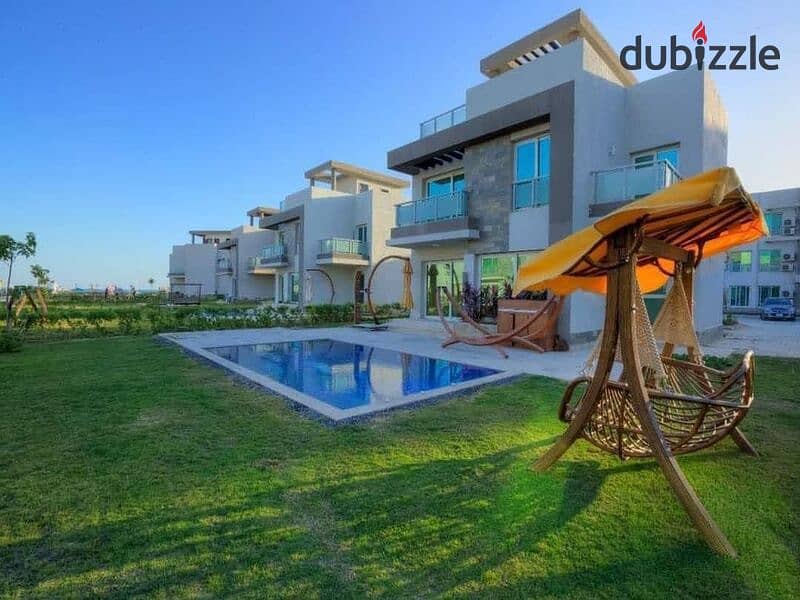 Duplex ready to move fully finished with Acs with open view in Aroma Ain Sokhna 3