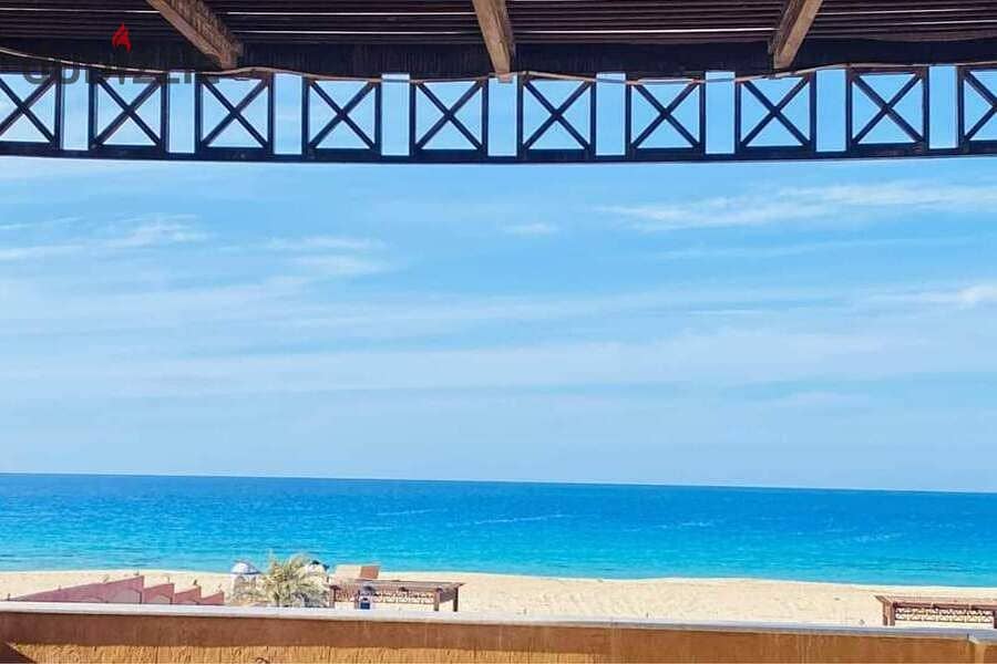 شالية 3غرف متشطب بالتكيفات في قلب راس الحكمة الساحل الشمالي من مار باي Mar Bay 9