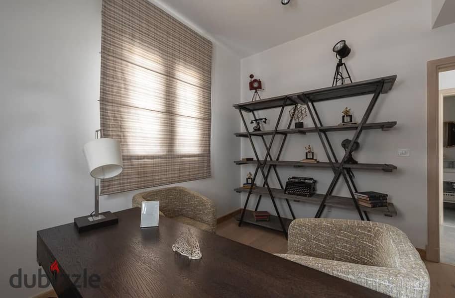 Apartment fully finished ready to move for sale in Alborouj compound 3