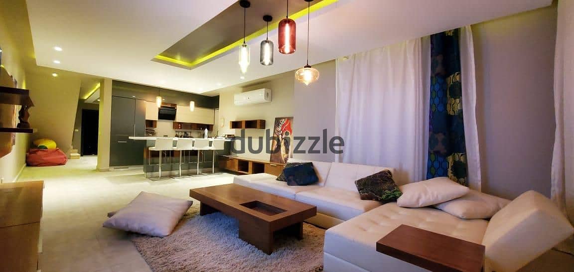 Townhouse 180. M with garden 80. M in Telal Al Sokhna for sale with furniture and AC's with a very prime location for sale under market price 6