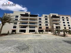 Apartment with garden fully finished with Acs for sale in compound Village west Elsheikh Zayed 0