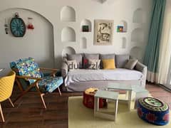 Beach house with garden for sale in Plage Mountain View Sidi Abdelrahman North Coast