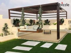 Villa with garden open view for sale in Sarai New Cairo beside Madinaty directly on suez road 0