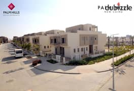 town house corner with installment view landscape in palm hills new cairo 0