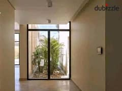 Apartment with garden for sale in Taj city directly on suez road