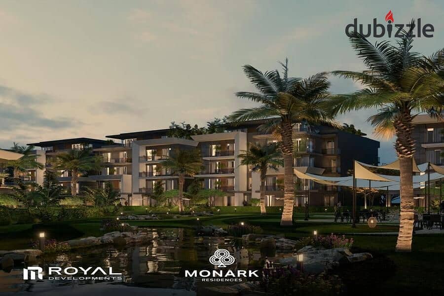 Own your apartment with a direct view of Madinaty and close to the American University Monark Mostakbal City 8