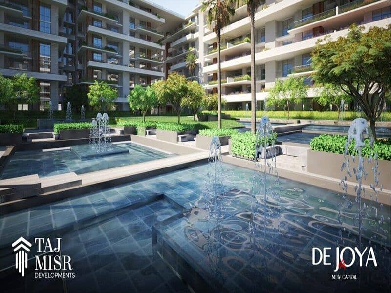 Own your apartment with immediate delivery in dejoya Compound, New Administrative Capital #taj masir 15