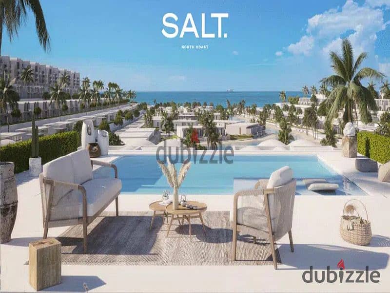 Distinctive chalet for sale in Salt Coast, Tatweer Misr Company | Salt_Village #   #salt ras the hekma 1