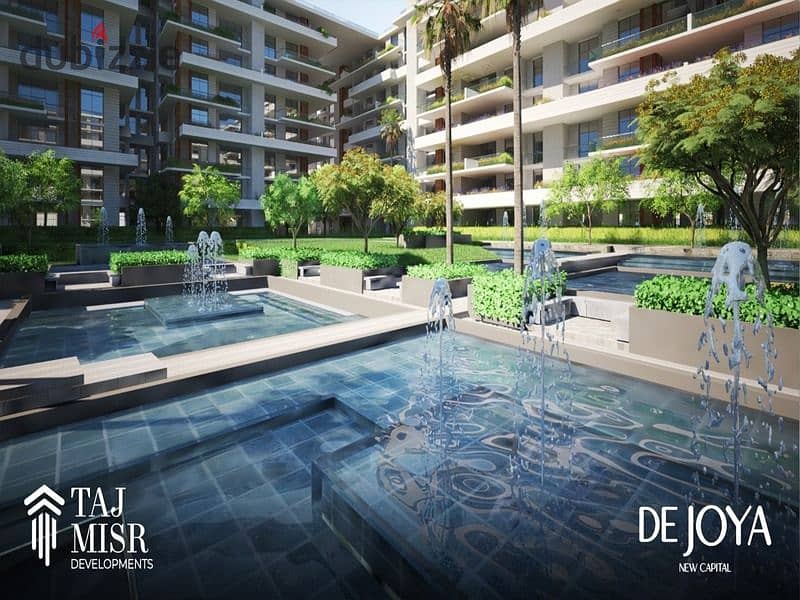 Apartment with immediate receipt in De Joya Compound in the Administrative Capital 11