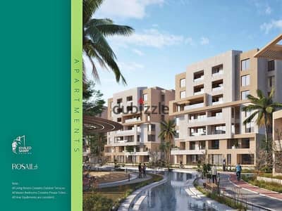 شقة للبيع متشطبة بالكامل في كمبوند روسيل سيتي  Rosail City Mostakbal City