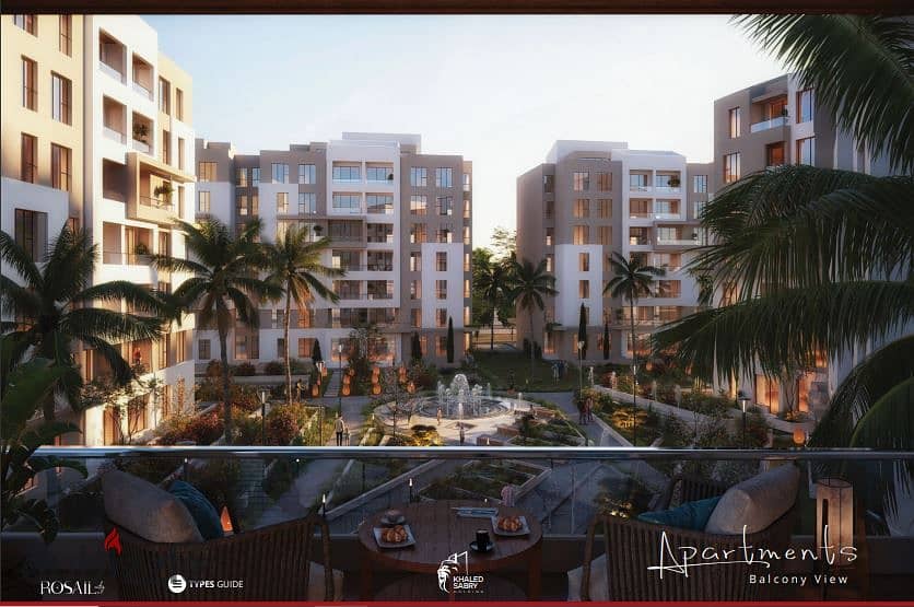 شقة مميزة للبيع متشطبة بالكامل في كمبوند روسيل سيتي  Rosail City Mostakbal City 10