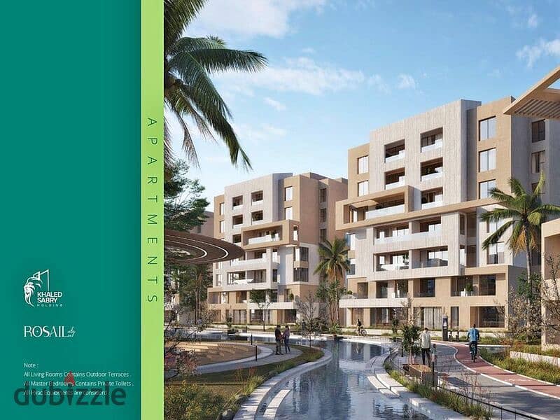 شقة مميزة للبيع متشطبة بالكامل في كمبوند روسيل سيتي Rosail City Mostakbal City 5