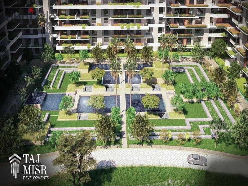 Distinctive apartment with immediate payment in DeGioia Taj Misr Compound 10