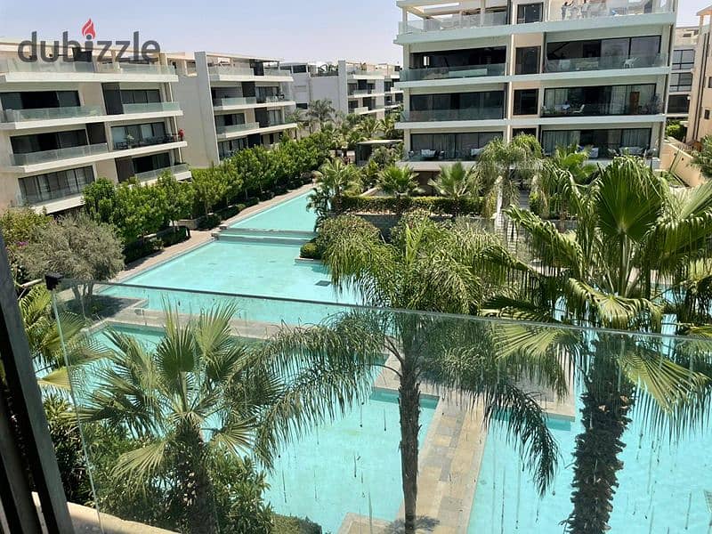 Directly from the owner Duplex apartment resale finished + air conditioners + swimming pool ready to move  in Golden Square 5