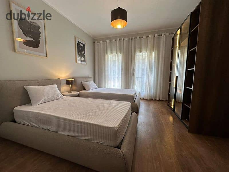 At a cash discount price of 20%, an apartment for sale, finished in installments, in the Fifth Settlement 11