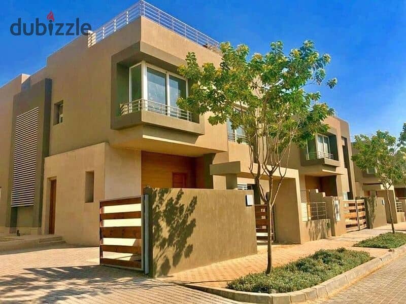 Villa with open view for sale in Palm hills new cairo in fifth settlement near to AUC 3