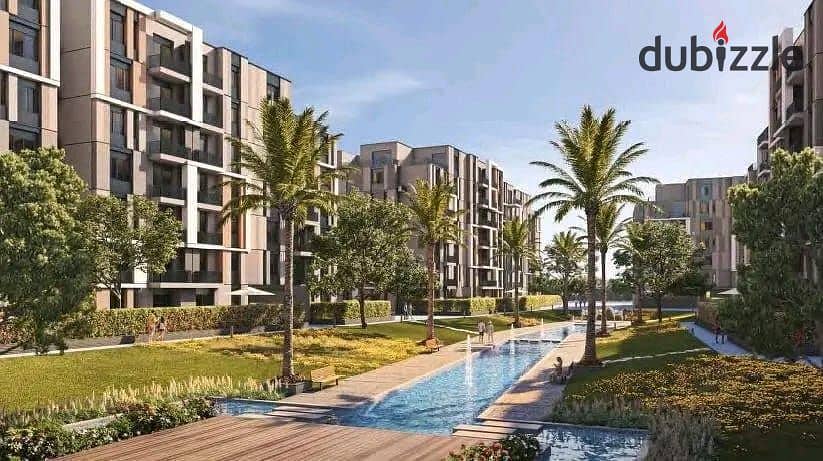 Own an apartment in Swan Lake Compound, Hub Town, Mostakbal City, Hassan Allam 0