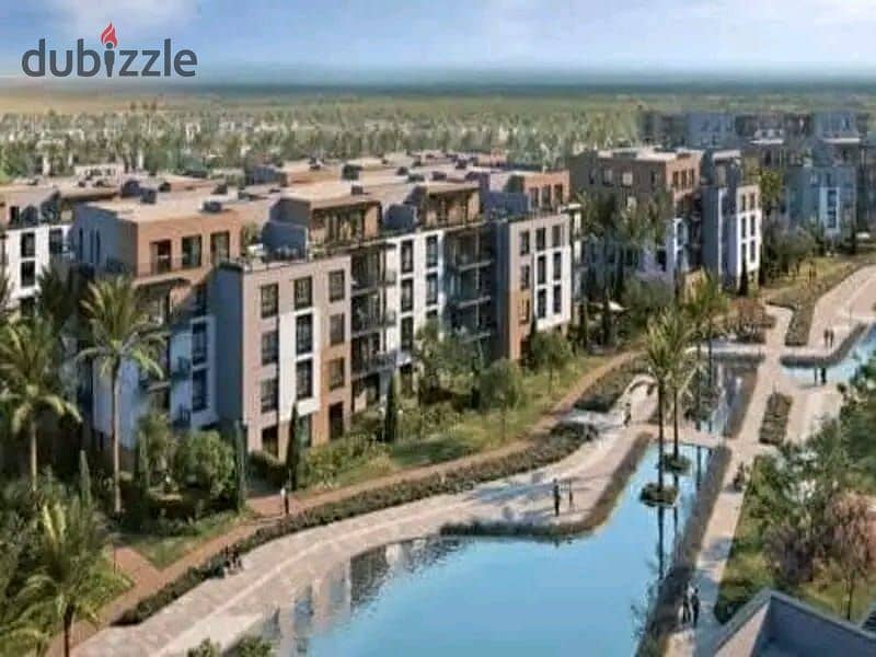 Own an apartment in Swan Lake Compound, Hub Town, Mostakbal City, Hassan Allam 1