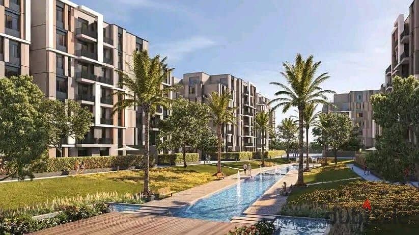 Own an apartment in Swan Lake Compound, Hub Town, Mostakbal City, Hassan Allam 8