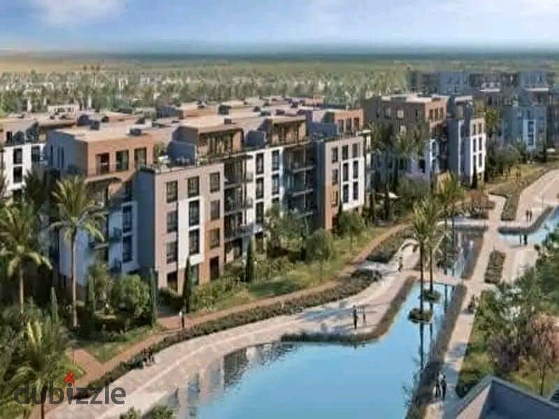 Own your apartment in Swan Lake Compound, Hub Town, Mostakbal City, Hassan Allam 2