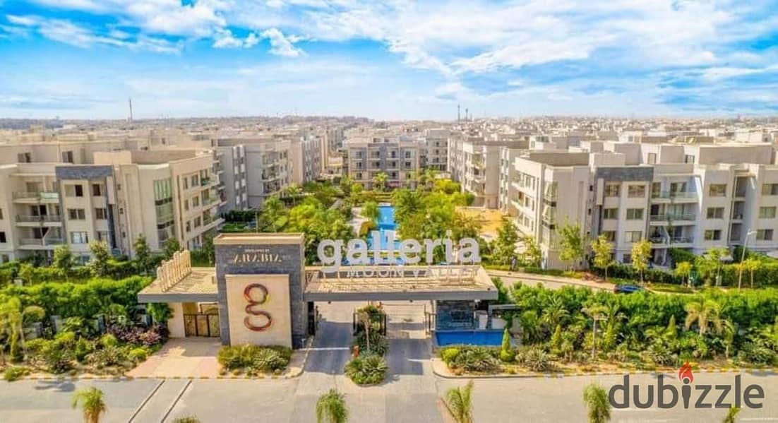 شقة استلام فورى مساحة 200متر بقلب التجمع الخامس في كمبوند جاليريا Galleria Residence 4