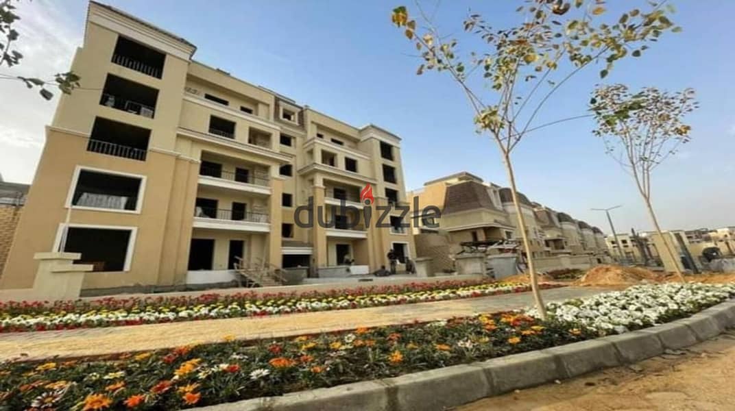 شقة للبيع في كمبوند سراي مساحة 156م من مدينة مصر للإسكان والتعمير sarai compound 7