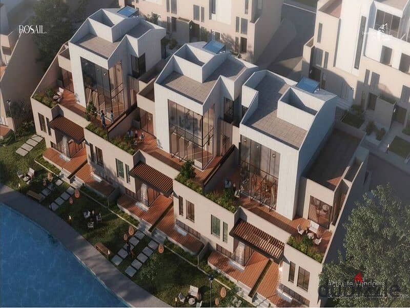 For sale a apartment 205m in Mostakbal City directly in front of Madinaty in Rosail City Compound 6