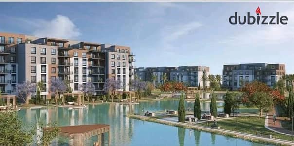 Own your apartment in the most distinguished Swan Lake Compound, Hub Town, Mostakbal City, Hassan Allam