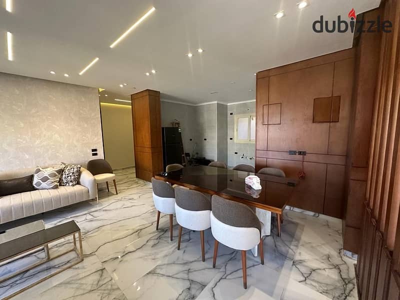 Apartment for sale,ready to move, 370 m, roof, super deluxe finishing, and furnished, in Diar 2_Diar 10