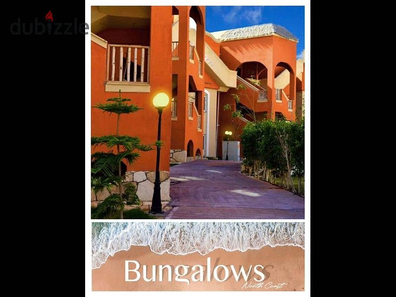 Chalet for sale in Bungalows, North Coast, with a 10% down payment and the longest payment period, fully finished 9