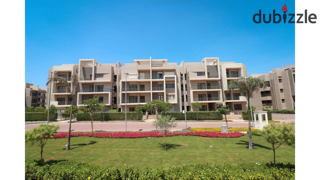 Apartment 195m with Garden for sale fully finished with Acs in installments Fifth Square Almarasem 5