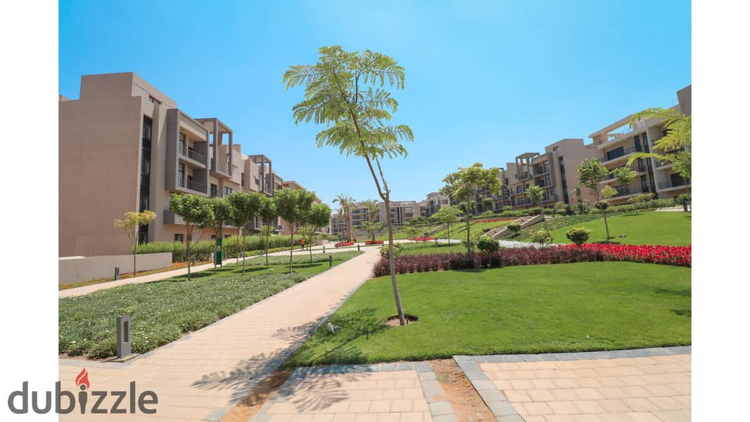 Apartment 195m with Garden for sale fully finished with Acs in installments Fifth Square Almarasem 7