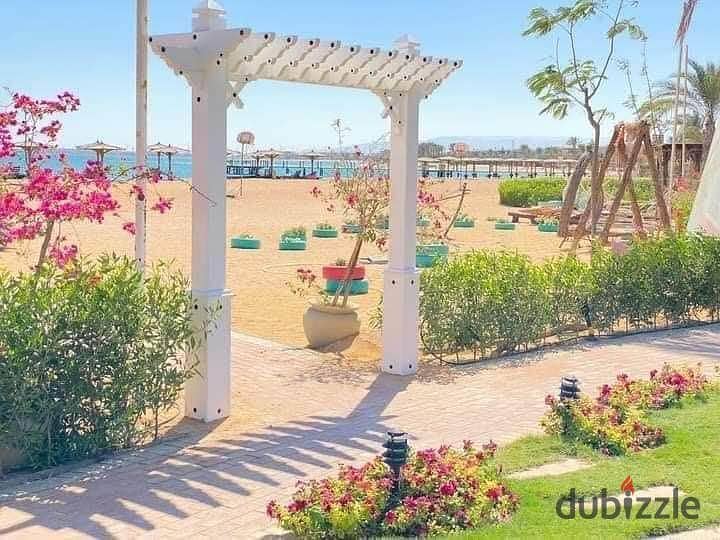 Invest summer all year long | Chalet for sale, fully finished, and immediate receipt in the best resorts in Sokhna, Blue Blue Resort 3