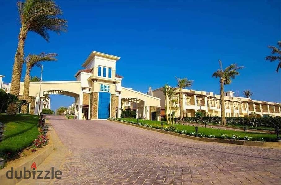 Invest summer all year long | Chalet for sale, fully finished, and immediate receipt in the best resorts in Sokhna, Blue Blue Resort 12