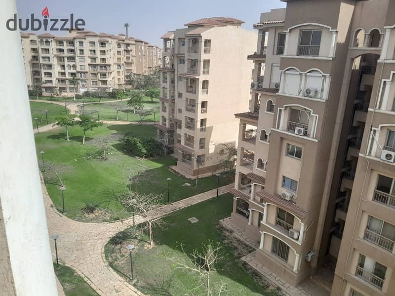 Apartment for sale in Madinaty, Model 100, area 107 square meters, first residence, garden view 2