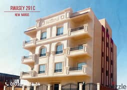 For sale, an apartment with immediate receipt, 165 square meters, with a 60% down payment and facilities over 24 months, in New Narges, Fifth Settleme