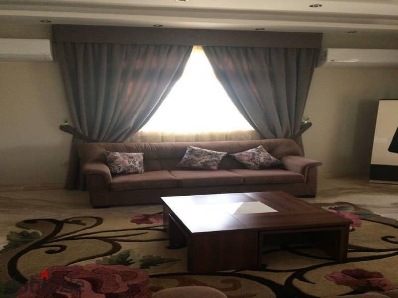 villa with Garden for rent in Madinaty Compound 4