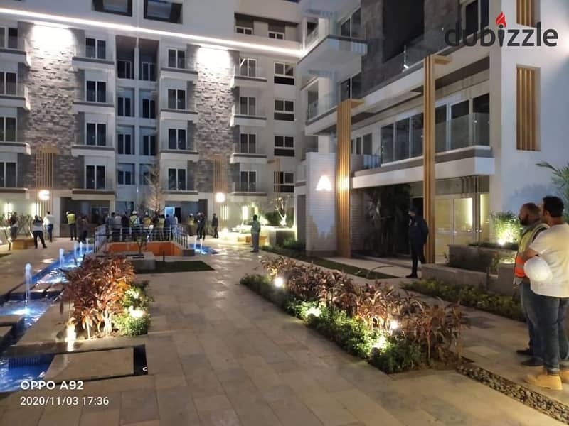 شقة 145م aliva compound mountain view واخدة Garden View أمامي مفتوح للبيع 1