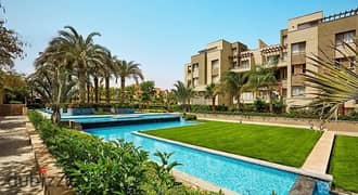 شقة للبيع ارضي بجاردن في كمبوند ســوان ليـــك التجمع امام الرحاب Apartment for sale ground floor in Swan Lake Compound, New Cairo