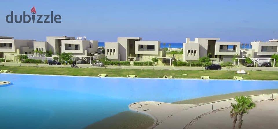 Fully finished chalet 145m with installments over 10 years in Hacienda Waters Palm Hills North Coast Ras El Hekma شاليه متشطب 145م بتسهيلات على 10 سني 1