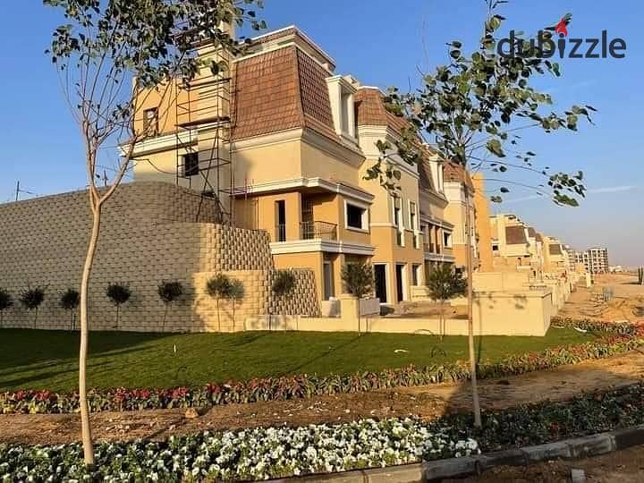 Apartment 130 sqm + garden 260 sqm for sale in Saray next to Madinaty in installments over 8 years 6