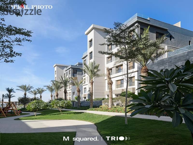 apartment for sale at trio gardens new cairo | fully finished | installments | smart home | Ready to move | prime location 2