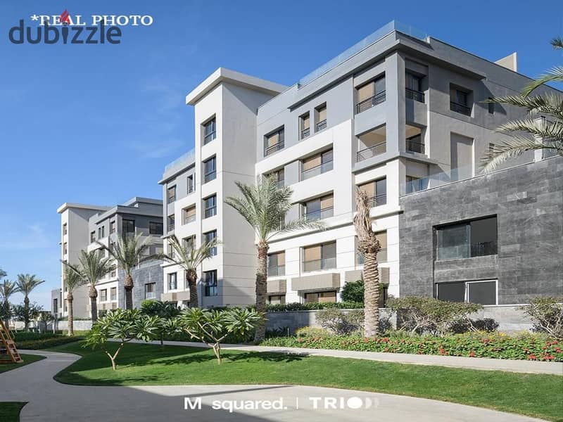 apartment for sale at trio gardens new cairo | fully finished | installments | smart home | Ready to move | prime location 7