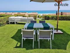 شاليه ارضي بحديقة 127م متشطب بالكامل seaview بتلال الساحل الشمالي Telal el sahel بـ سيدى عبد الرحمن 0